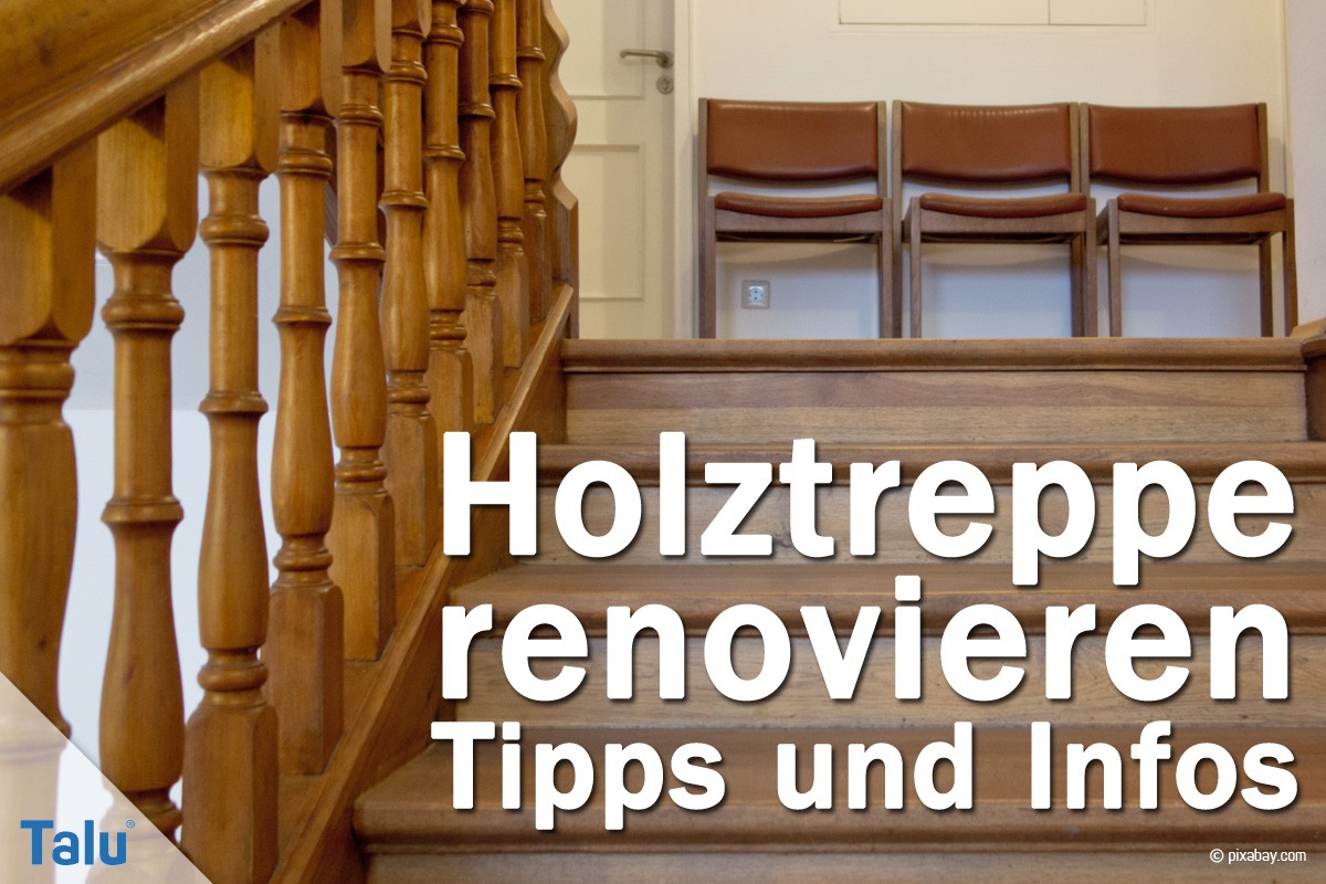 Holztreppe renovieren