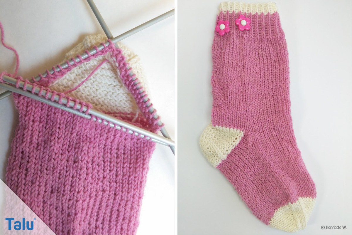 Kindersocken stricken