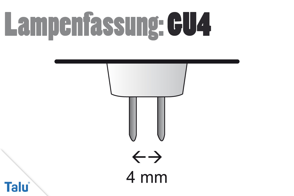 Lampenfassung GU4