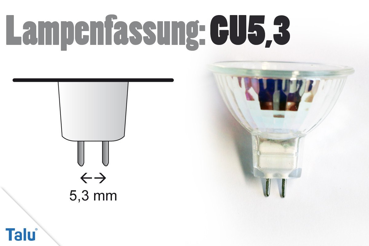 Lampenfassung GU5,3