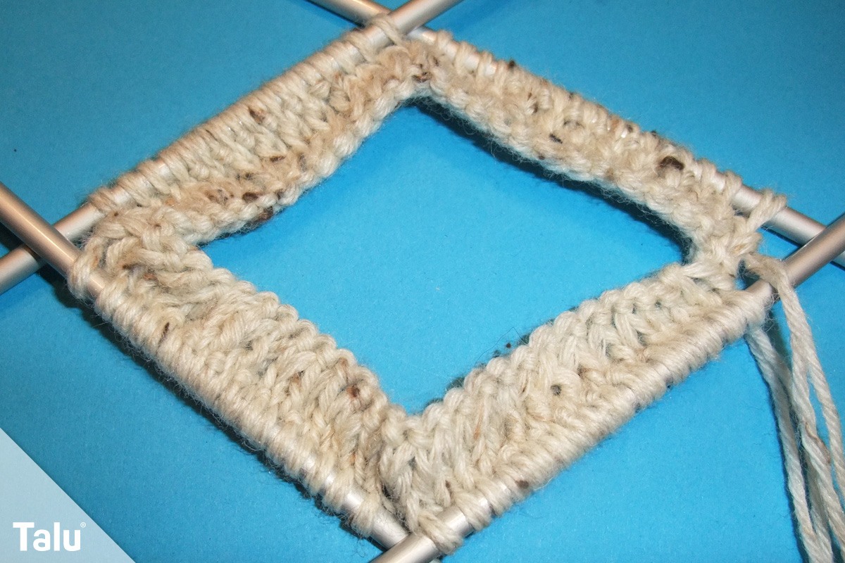 Weihnachtsstrumpf stricken