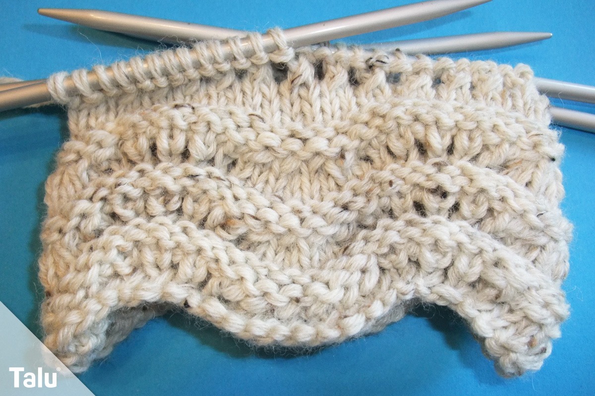 Weihnachtsstiefel stricken