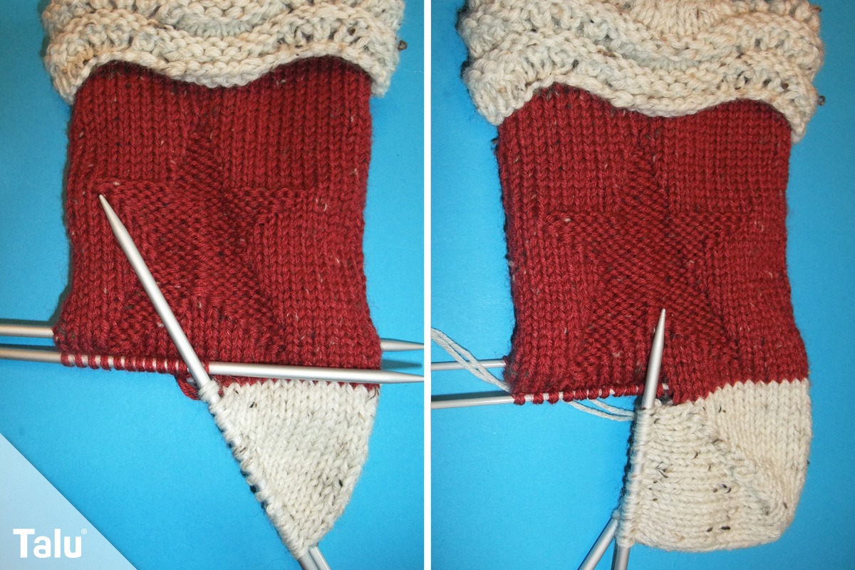 Nikolausstiefel stricken