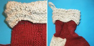 Nikolausstiefel stricken