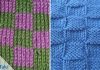 Schachbrettmuster stricken