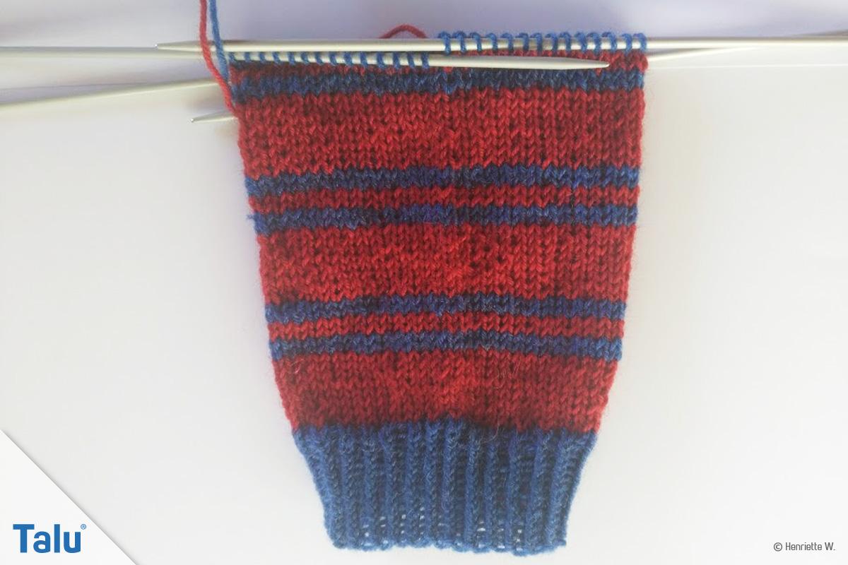Socken mit Eulenmotiv