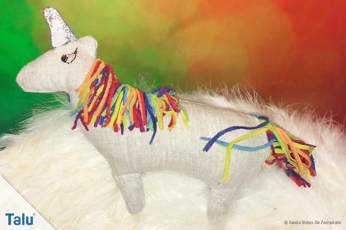 Einhorn nähen