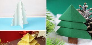 Tannenbaum basteln aus Papier