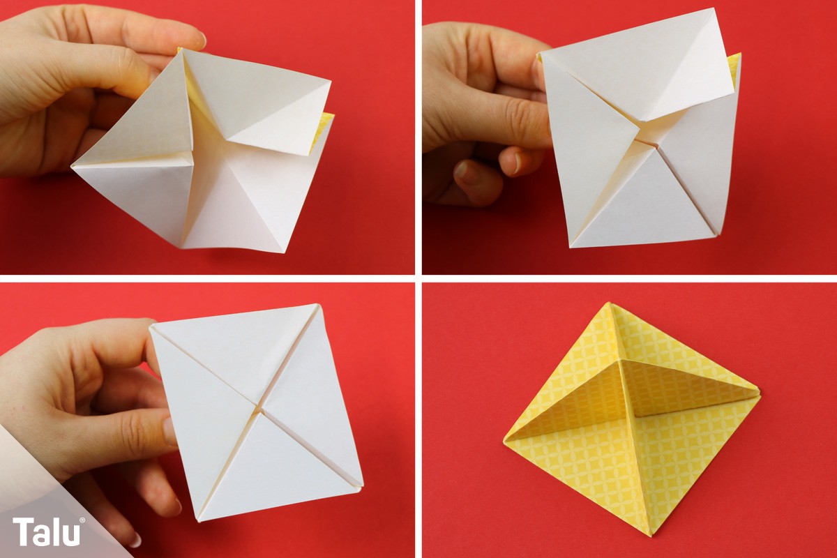 Origami Weihnachtsbaum basteln