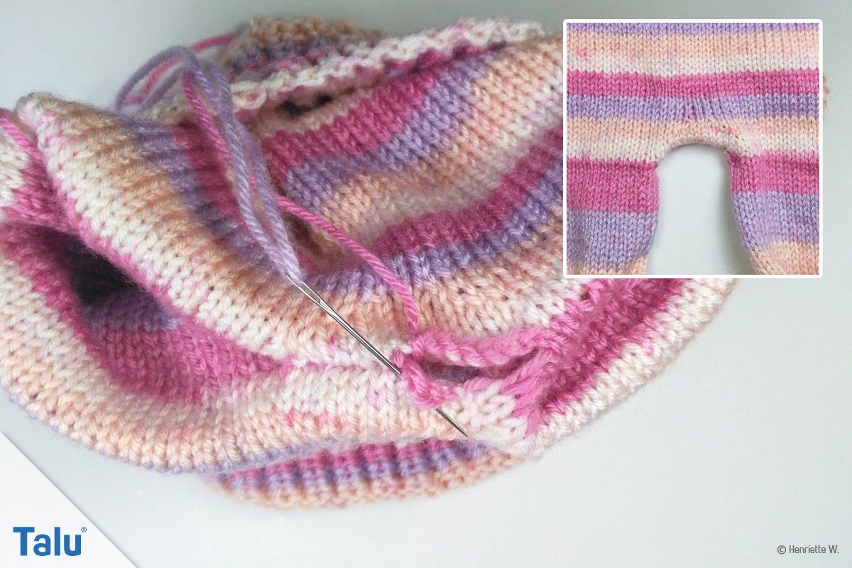 Babyhose stricken