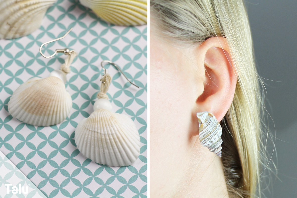 Ohrringe mit Muscheln