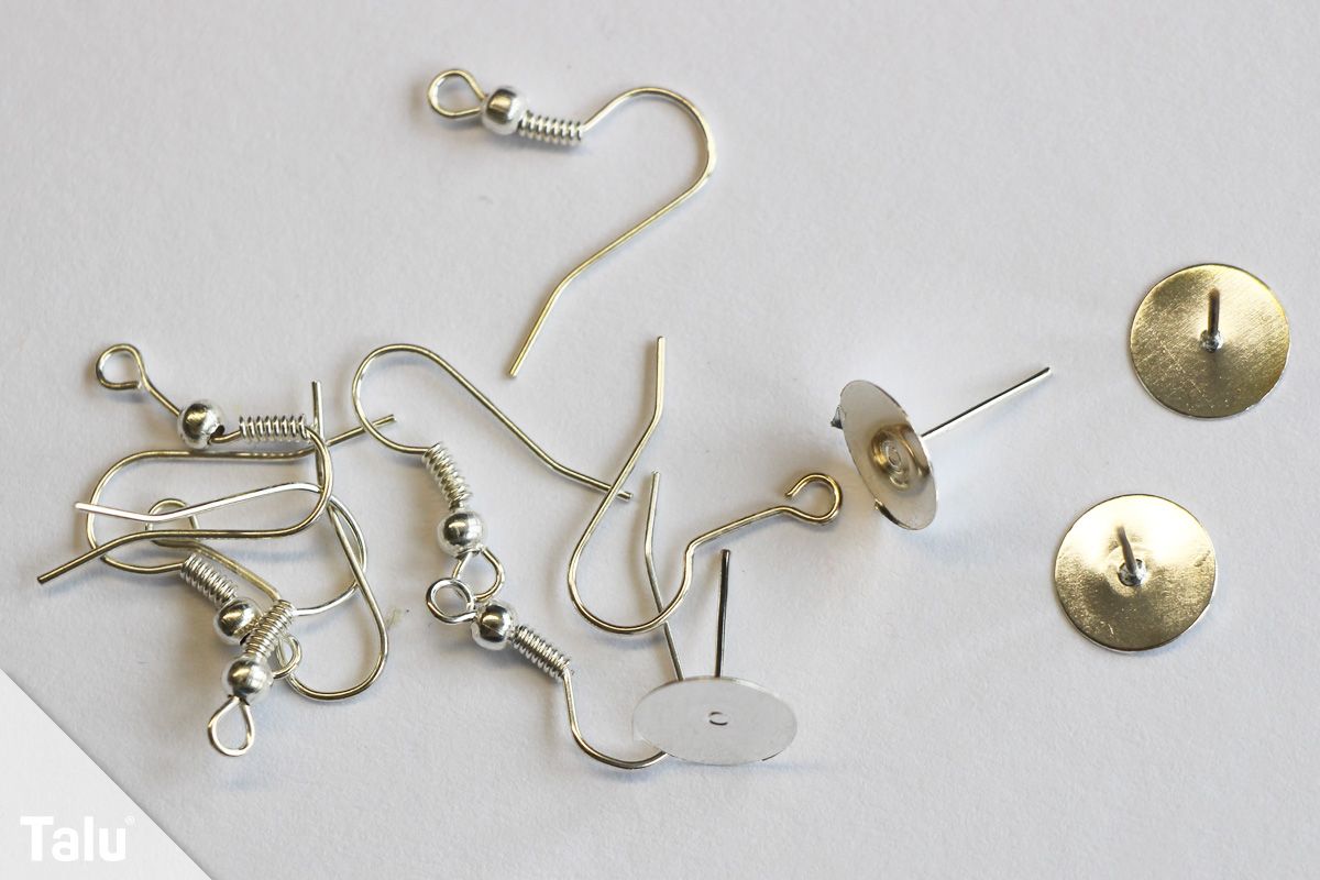 Rohlinge für Ohrstecker / Ohrringe