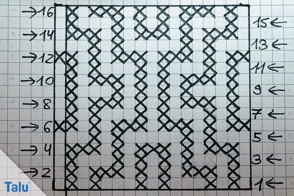 Rautenmuster stricken