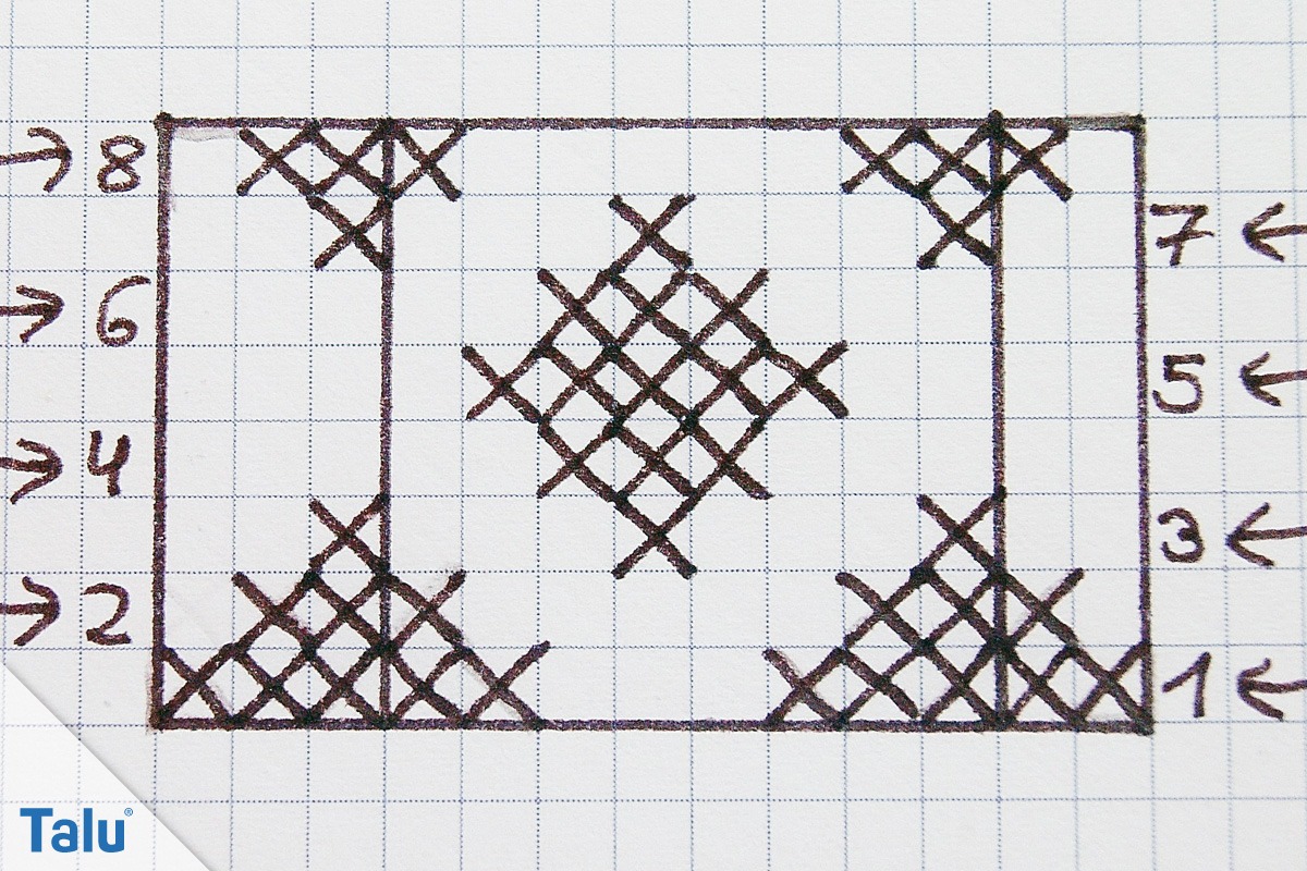 Rautenmuster stricken