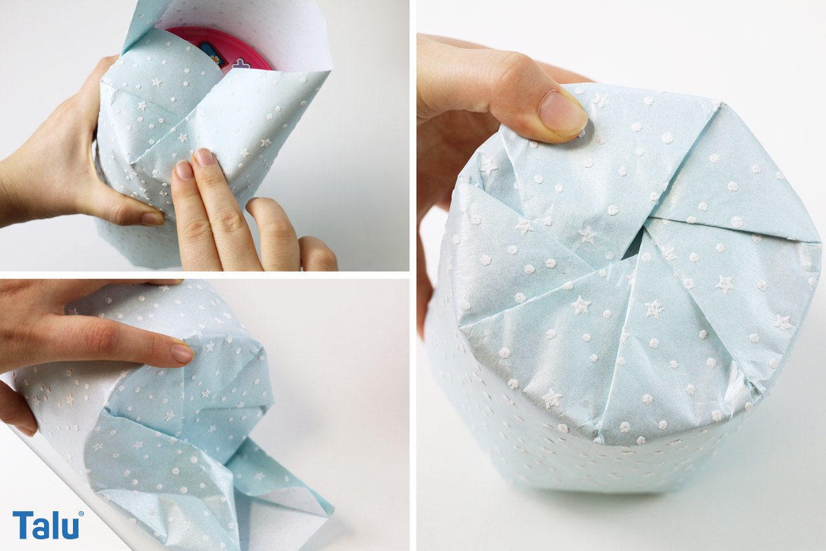 Weihnachtsgeschenk verpacken