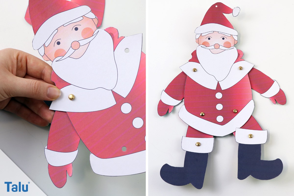 Weihnachtsmann basteln