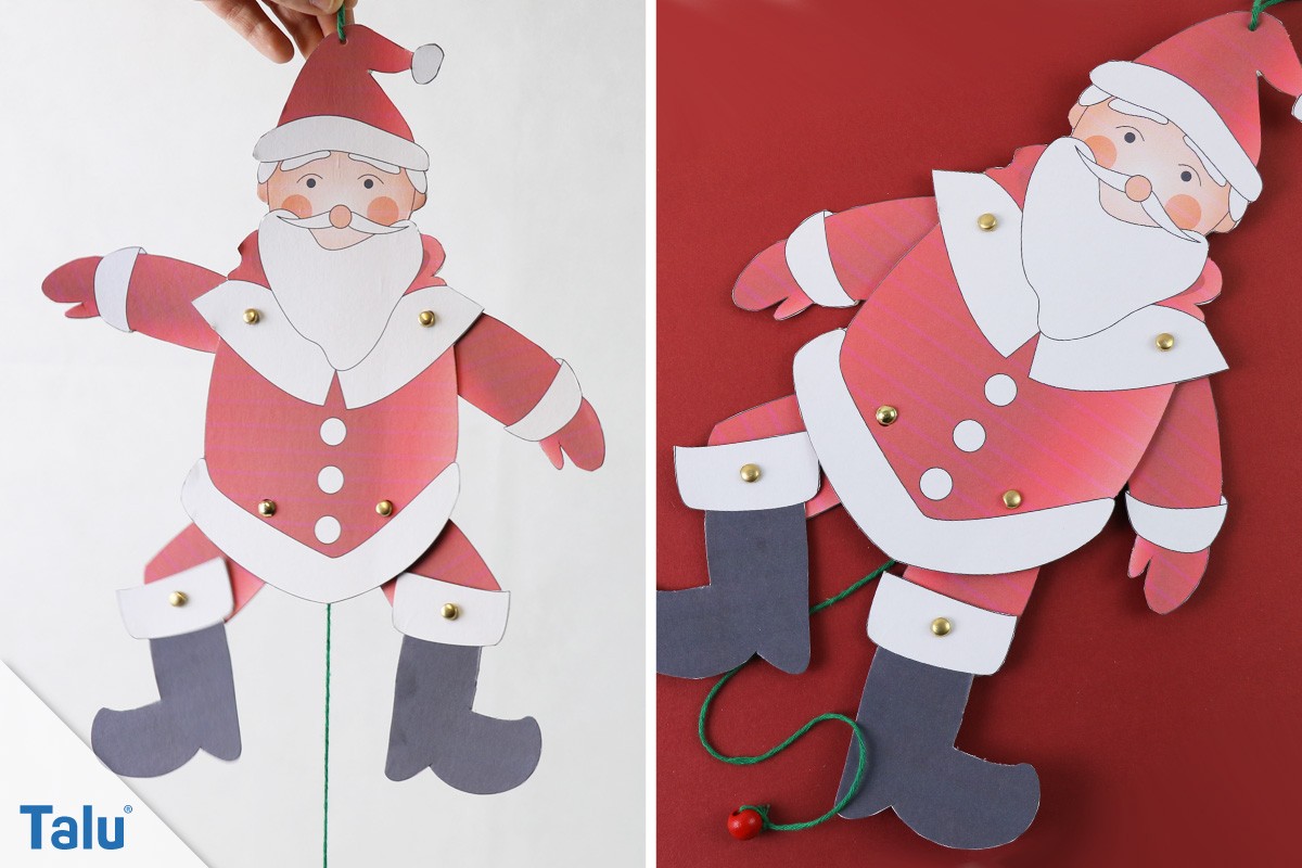 Weihnachtsmann basteln