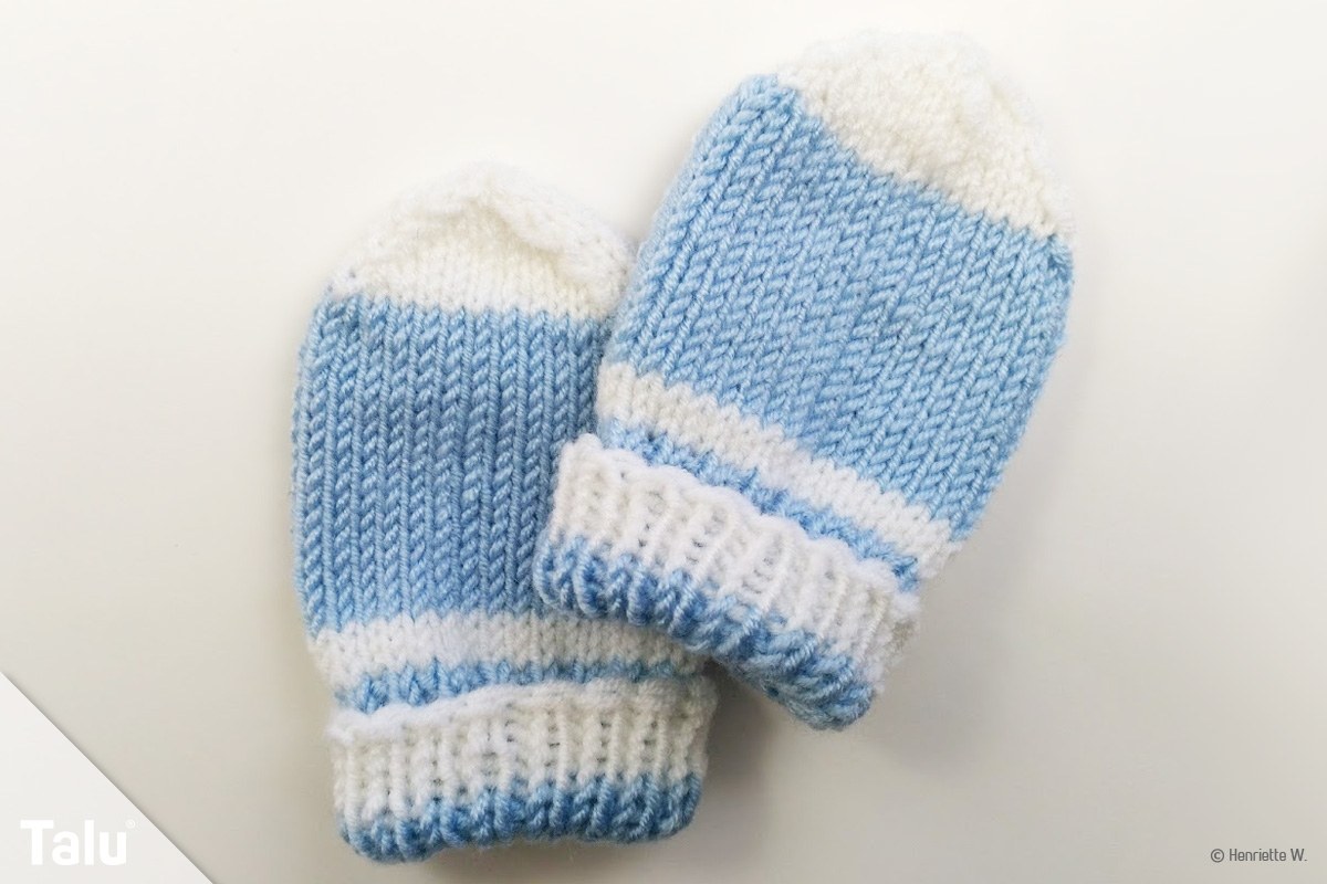 DIY-Babyhandschuhe