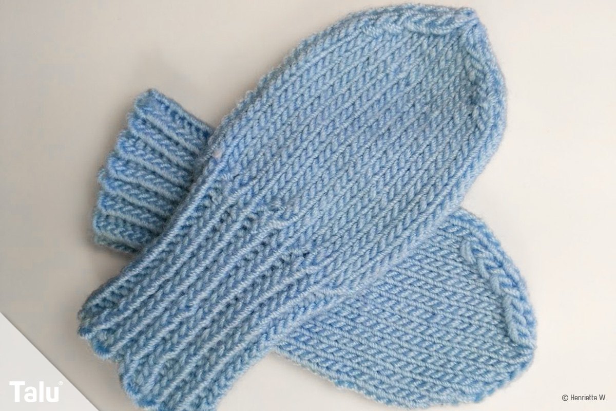 Babyhandschuhe stricken