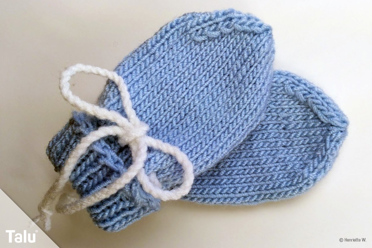 Babyhandschuhe stricken