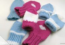 Babyhandschuhe stricken