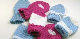 Babyhandschuhe stricken