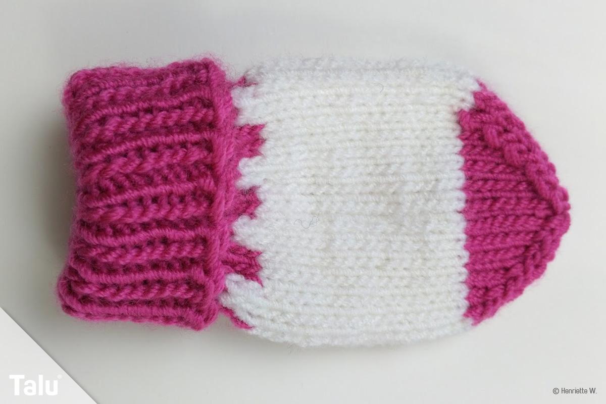 Baby Fäustlinge stricken