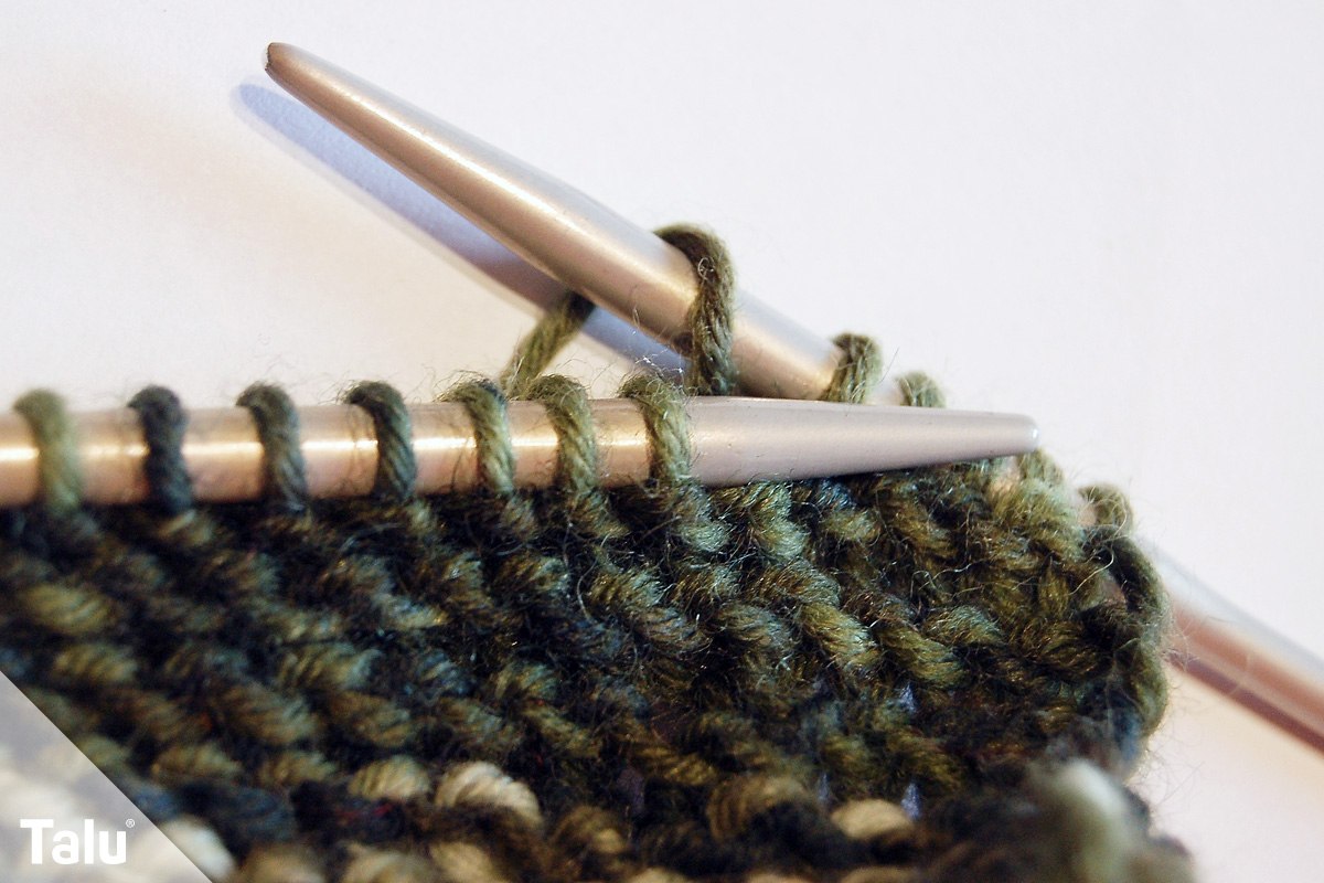 Umschlag stricken