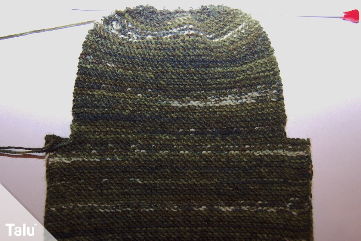 Bettschuhe stricken