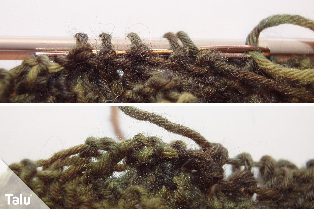 Bettschuhe stricken