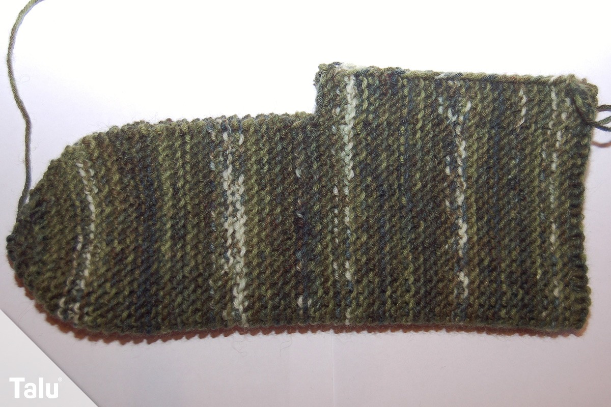 Bettsocken stricken