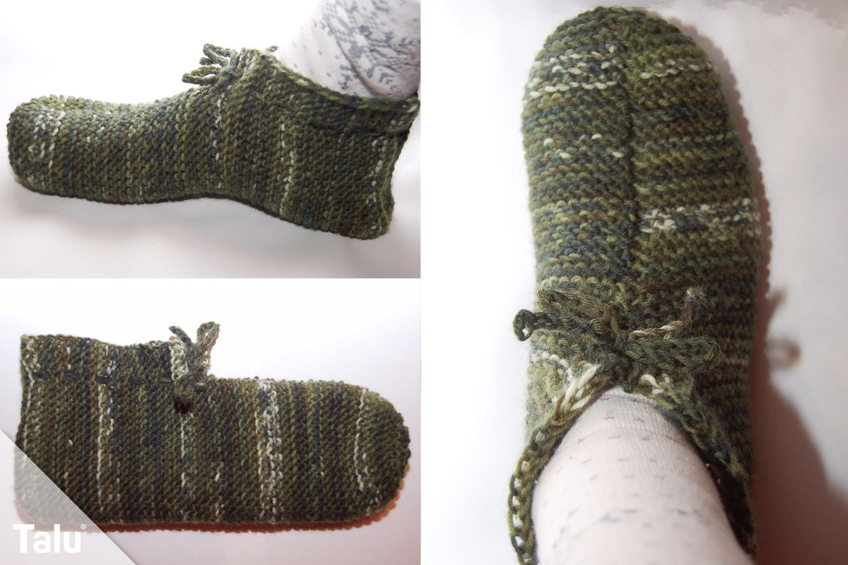 Bettsocken stricken