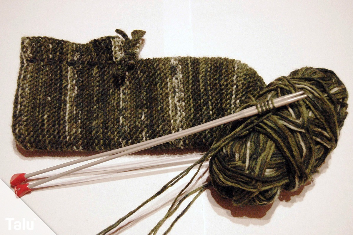 Bettsocke stricken
