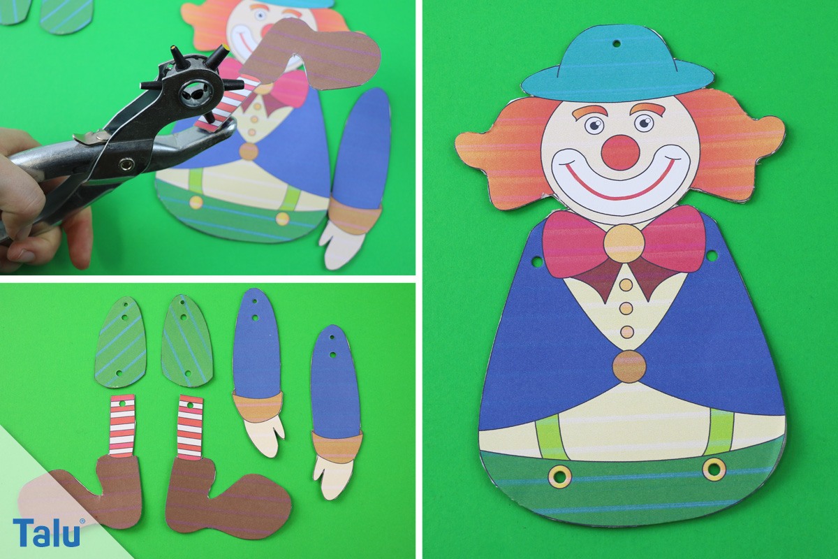 Clown als Hampelmann