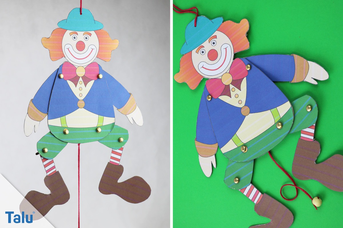 Clown basteln