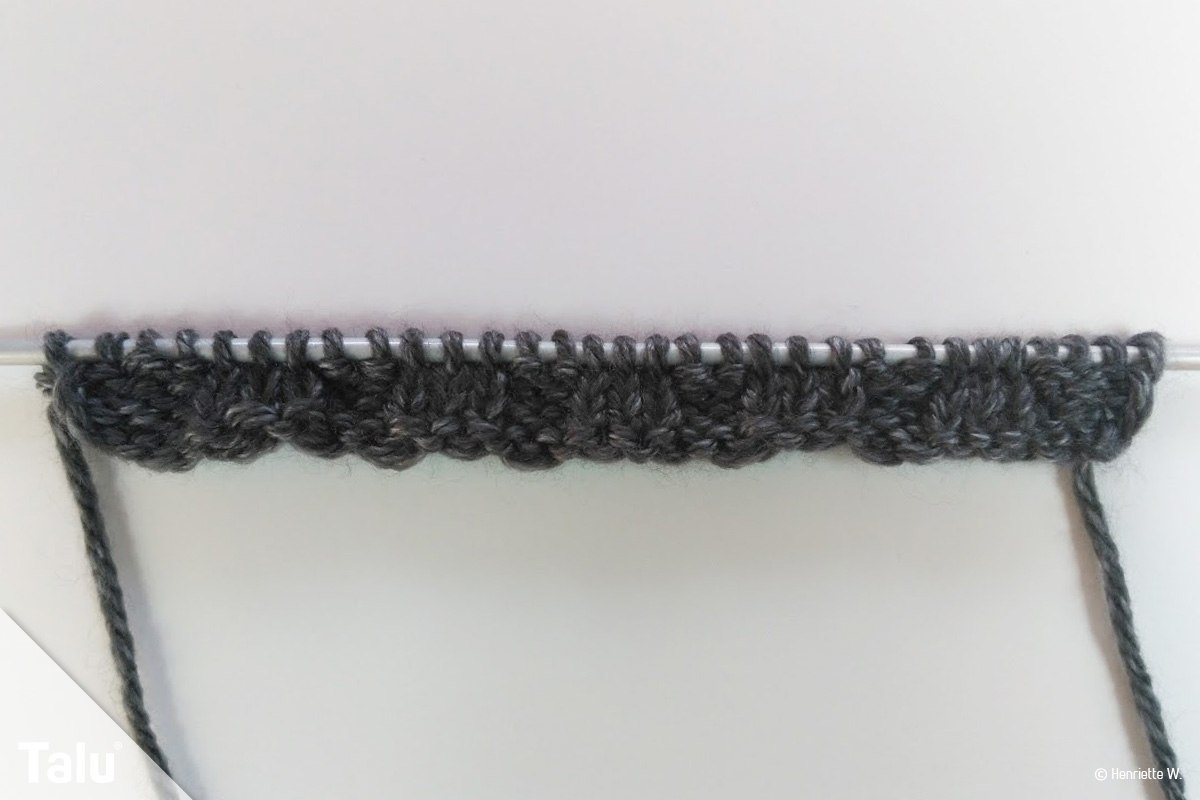 Herrenschal stricken