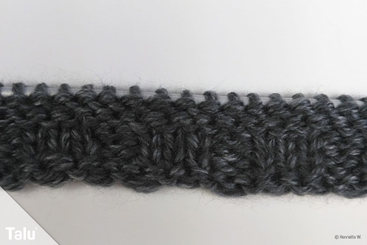 Schal stricken