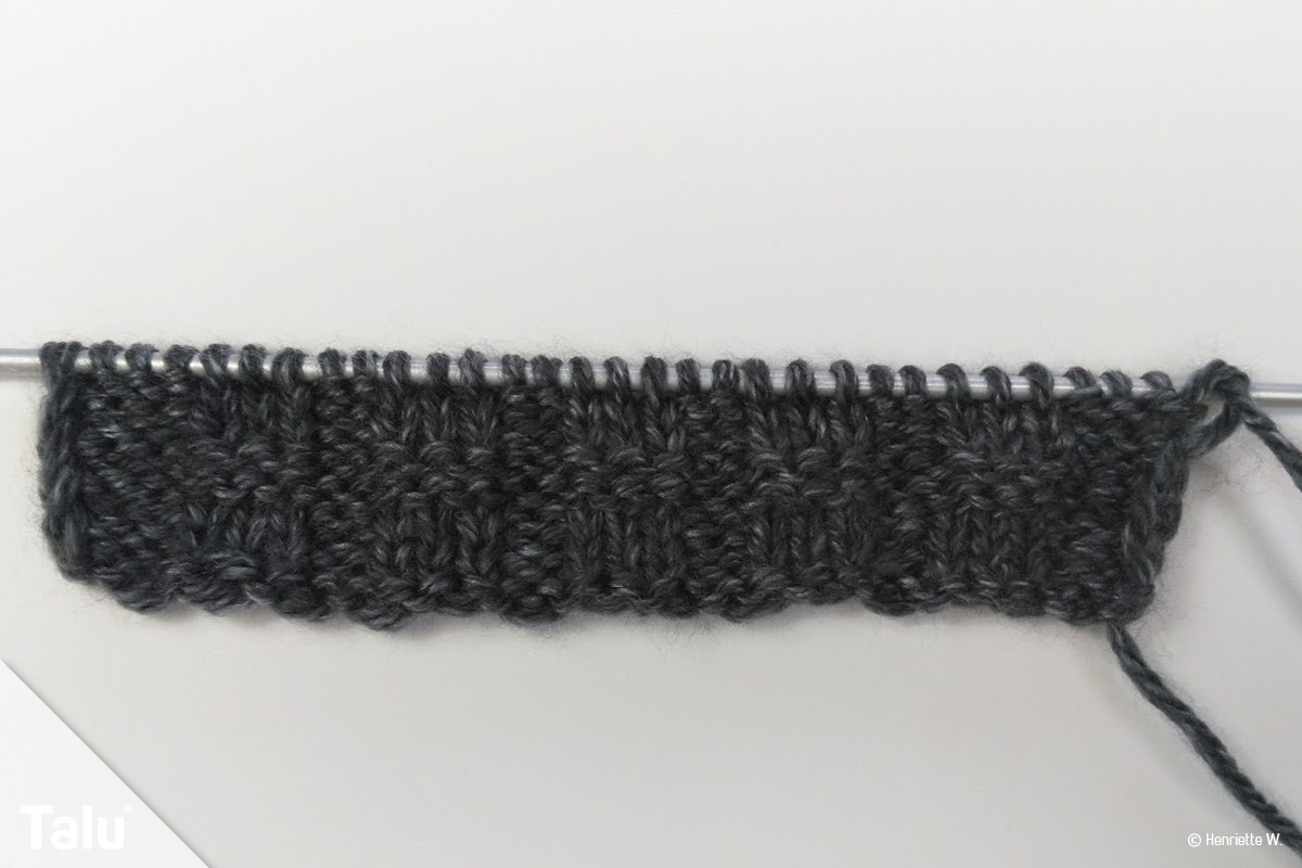Männerschal stricken