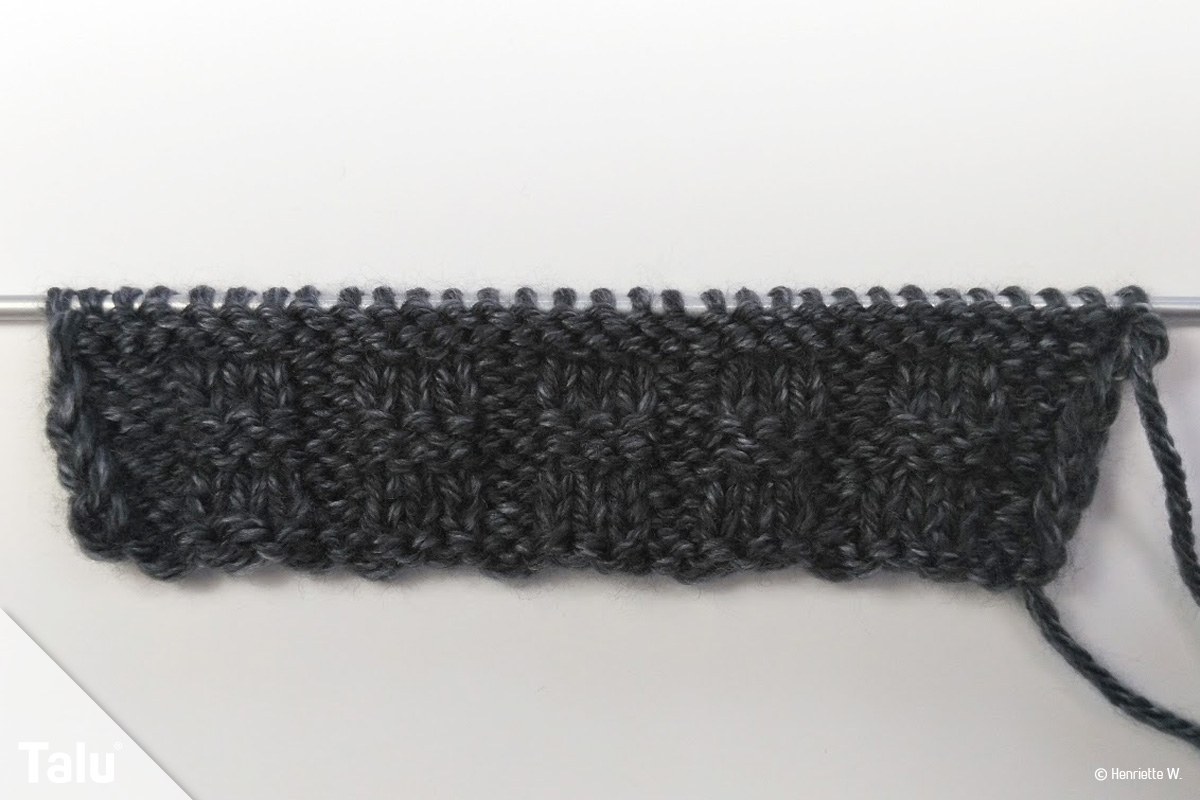 Herrenschal stricken
