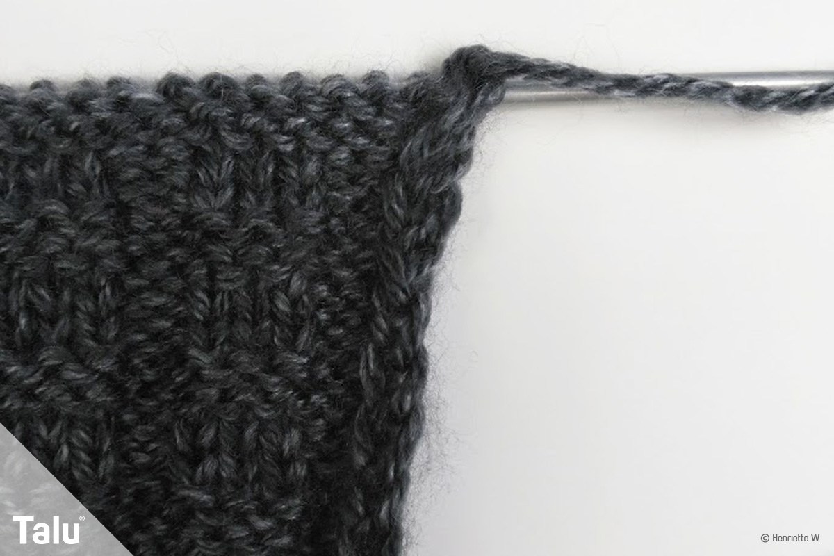 Randmaschen stricken