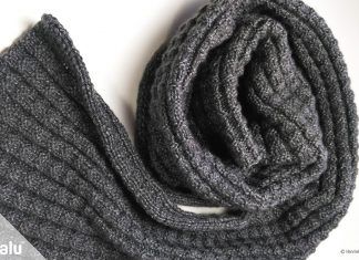 Herrenschal stricken