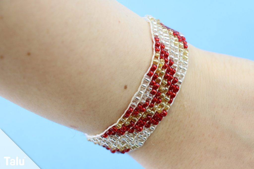 Rocailles Armband selber machen