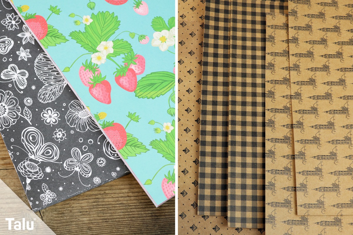 Scrapbooking Papier