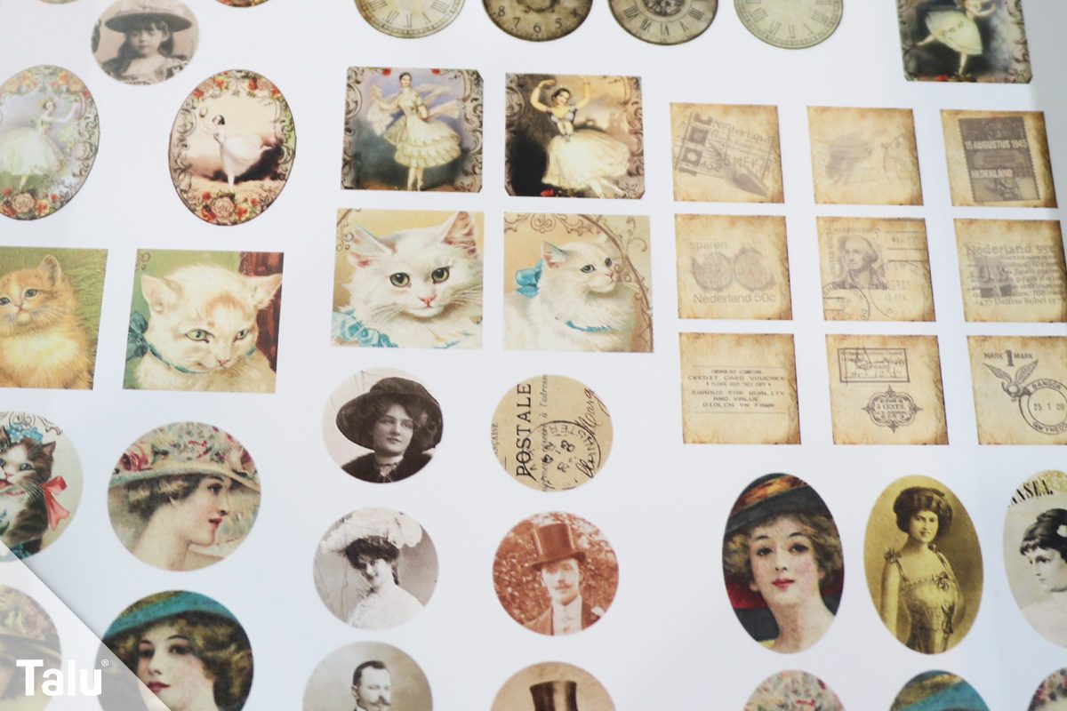 Sticker für Scrapbooking