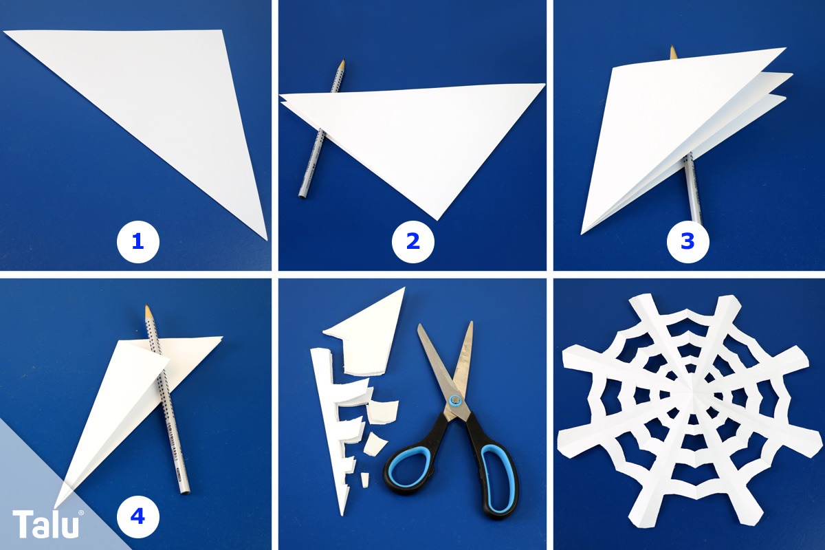 Spinnennetz basteln mit Papier