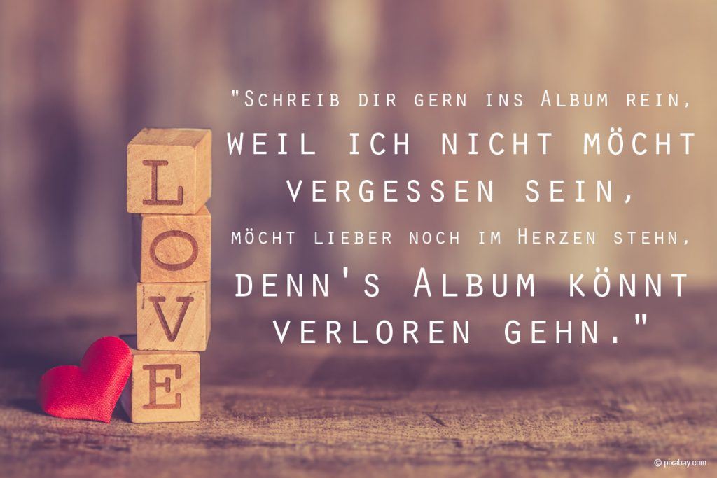 Sprüche für das Poesiealbum - 45 lustige und kreative Ideen für das