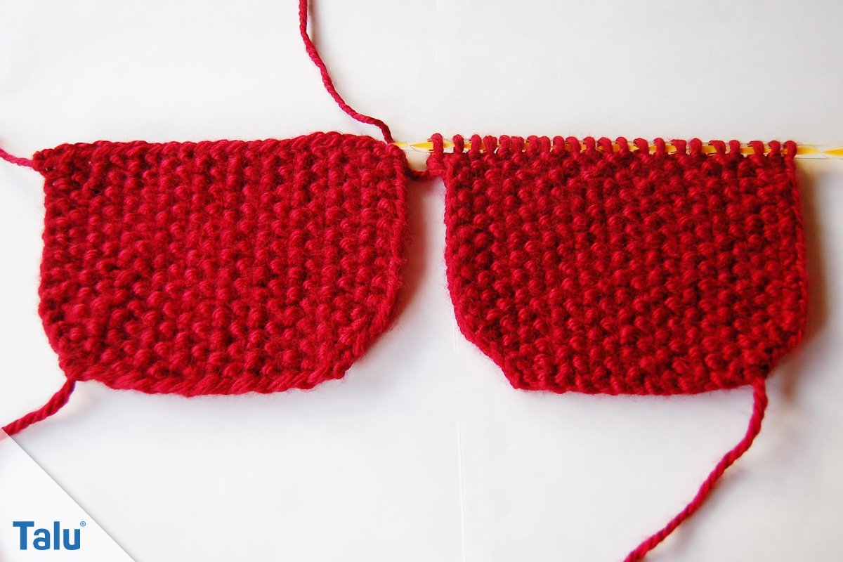 Tasche stricken