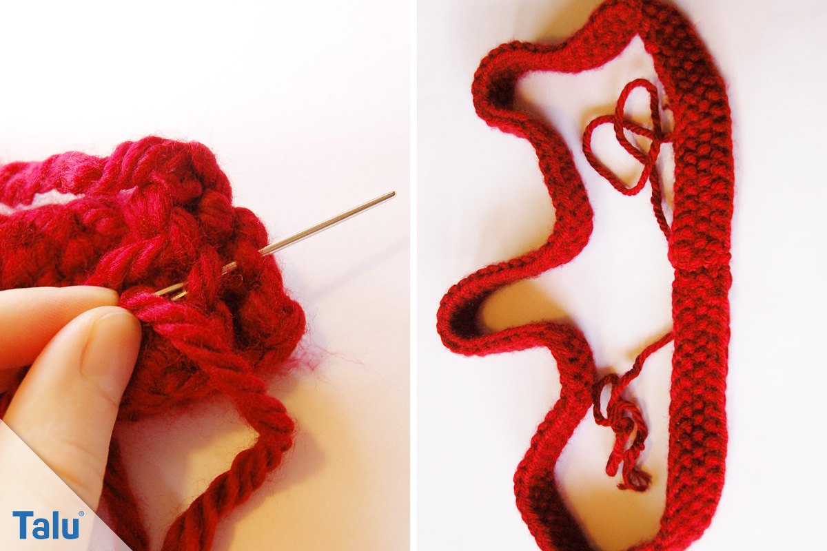 Anleitung für Stricktasche