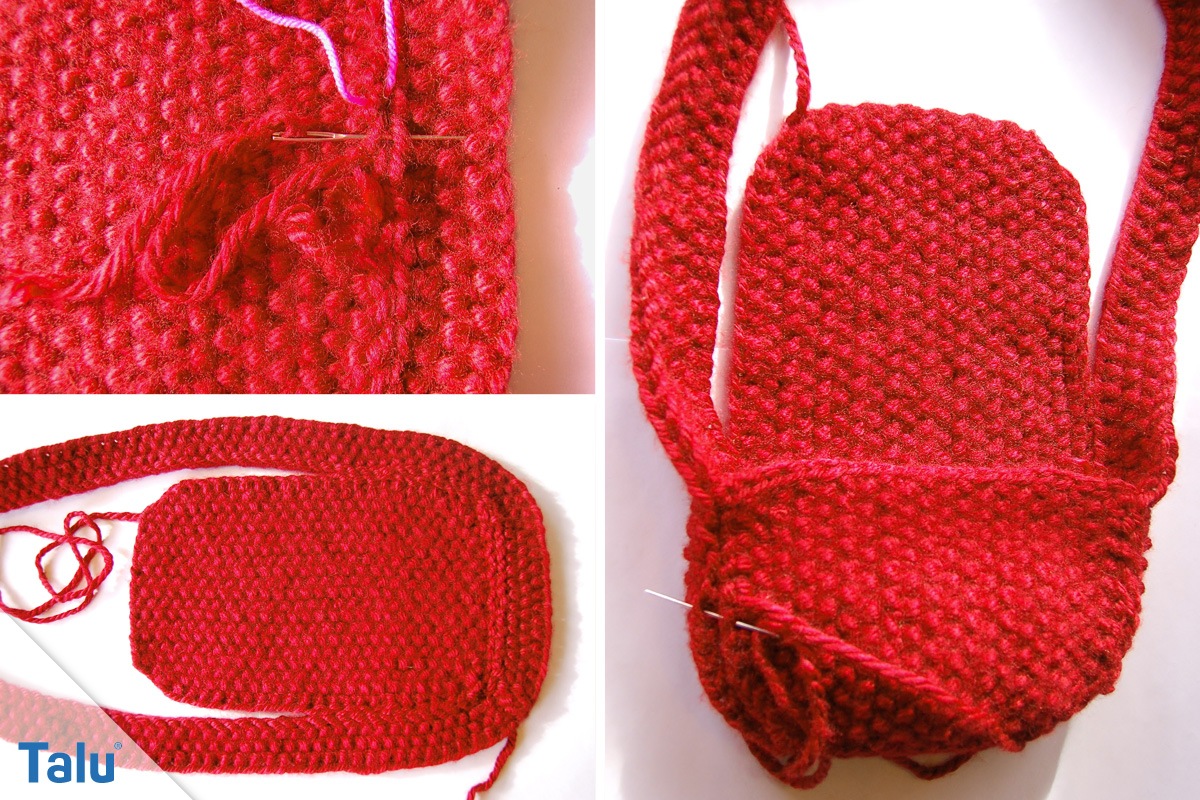 Tasche stricken