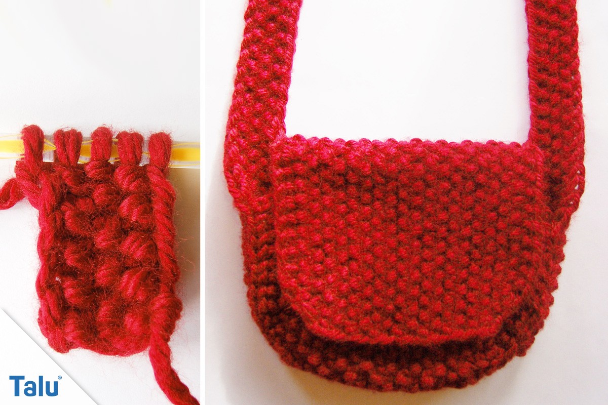 Tasche stricken